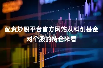 配资炒股平台官方网站从科创基金对个股的持仓来看