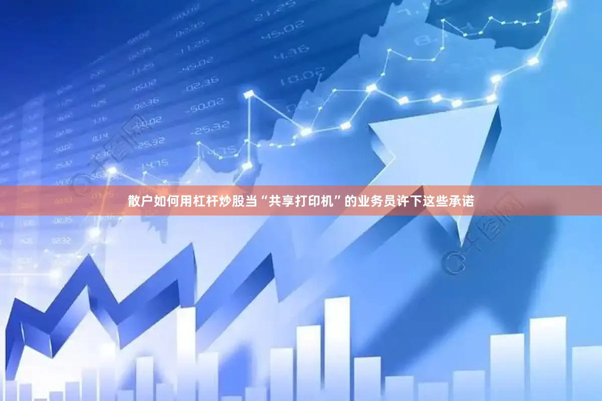 散户如何用杠杆炒股当“共享打印机”的业务员许下这些承诺